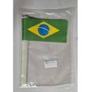 Papierfähnchen "Brasilien" 10 Stück