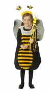 Bienchenkleid "Kleine Biene" - Größe: 116 oder 128 - ohne Zubehör