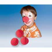 Clownnase weich - 4 Stück/Paket