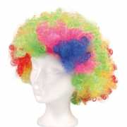 Clownperücke - bunte Locken