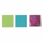 Serviette - 33 x 33 cm - 1/4-falz - 3-lagig - 20 Stück/Paket - Farbe: fresh green, ocean oder lila
