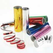 Luftschlange - 4 m - metallic - 18 Luftschlangen/Rolle - verschiedene  Farben