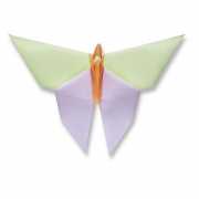 Lila Origamiserviette »Schmetterling« kaufen | im Online-Shop von Papier & Party