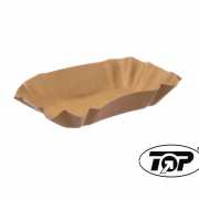 Papp-Pommesschalen - Bio - 9 x 14 x 3 cm - 250