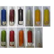 Stumpenkerze - Durchmesser: 70 mm - Höhe: 210 mm - verschiedene Farben